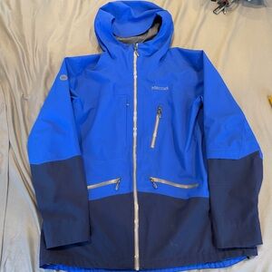 Marmot Moment Ski Jacket Large Blue With Recco